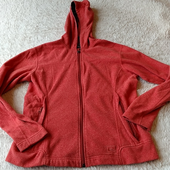 REI Jackets & Blazers - REI Fleece Hooded Jacket